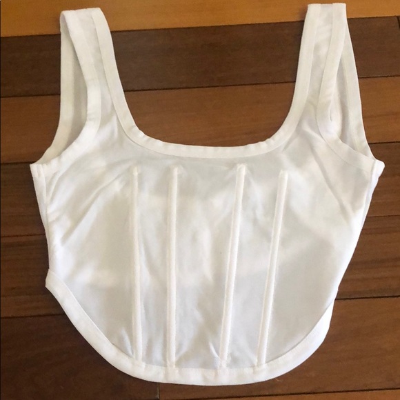 beginning boutique Tops - white corset top